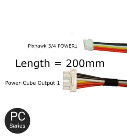 Mauch 065: PC power cable for Pixhawk 3, 4 and 6C