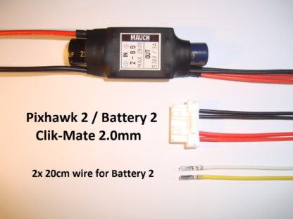 Mauch 083: 2-6S Backup BEC for Pixhawk 2